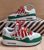 Nike Air Max 1 GS 'Christmas' Custom - Maat 36.5, Verzenden, Zo goed als nieuw, Overige kleuren