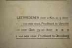 Roem en dank na 40-jarige Evangeliebediening. (1903), Ophalen of Verzenden, Gelezen, Christendom | Protestants