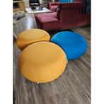 # 3 x Allermuir Pebble Poef Moderne vrolijke poefjes krukje, Ophalen, Gebruikt, Rond, 75 tot 100 cm