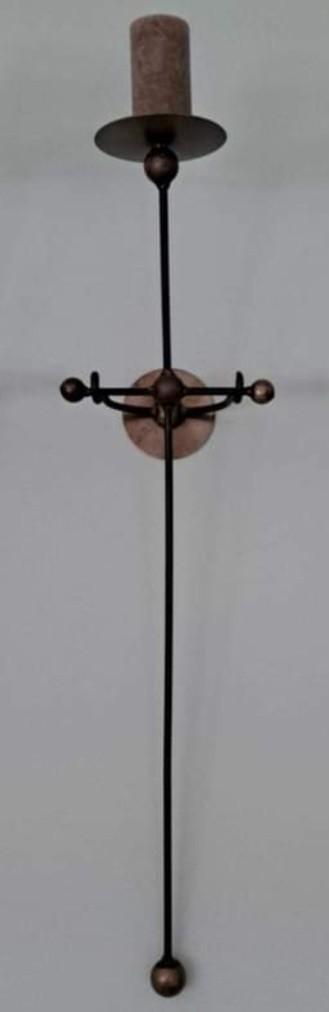 Muur kandelaar, Huis en Inrichting, Woonaccessoires | Kandelaars en Kaarsen, Zo goed als nieuw, Minder dan 25 cm, Ophalen