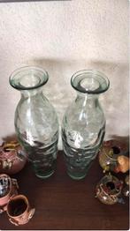 Glazen vazen/ Spaanse vazen/ met kurk, Ophalen, Overige kleuren, Glas, Minder dan 50 cm