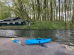 Hobie Sport kajak met originele zeilkit en trolley, Watersport en Boten, Ophalen, Gebruikt, 1-persoons