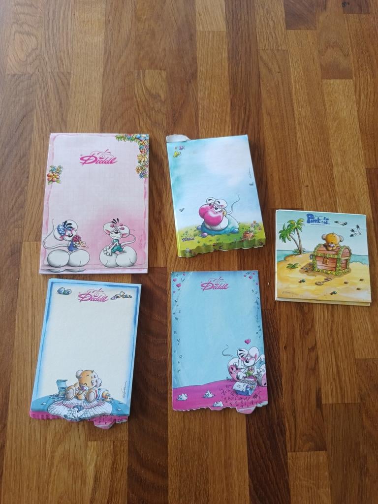 Diddl Blokken Set, Ophalen of Verzenden, Diddl, Zo goed als nieuw, Papier, Kaart of Schrift