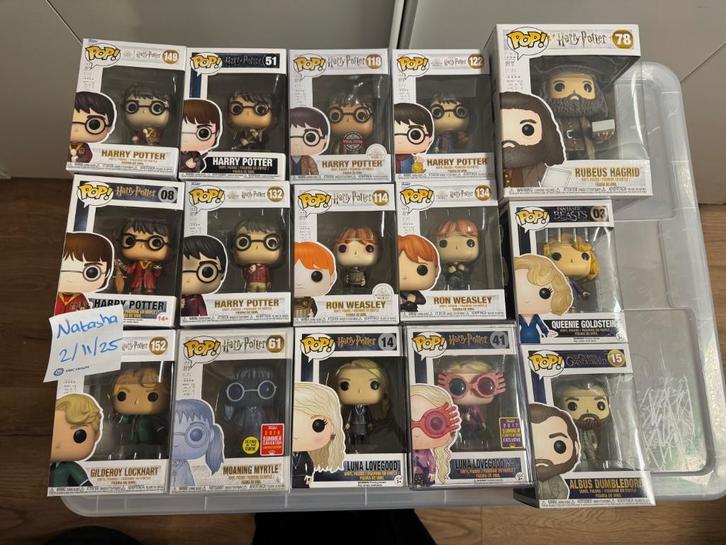 Harry Potter Funko pop collectie, Verzamelen, Poppetjes en Figuurtjes, Zo goed als nieuw, Ophalen of Verzenden