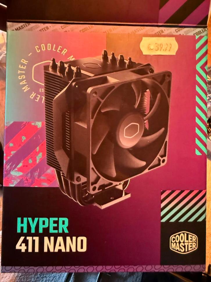 Cooler Master Hyper 411 Nano CPU Koeler, Computers en Software, Computerkoelers, Zo goed als nieuw, Luchtkoeling, Ophalen of Verzenden