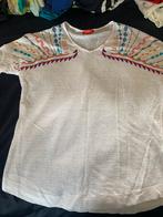 Nieuw apart t-shirt vintage “ Chacok” maat S wit linnen, Nieuw, Ophalen of Verzenden, Wit, Korte mouw