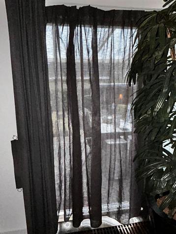 Inbetween Gordijnen Antraciet - 2x 220B x210H cm beschikbaar voor biedingen