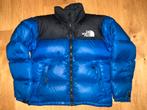The North Face  Nuptse donsjas mt S Blauw met Zwart; ZGAN!, Blauw, Overige maten, Ophalen of Verzenden, Zo goed als nieuw
