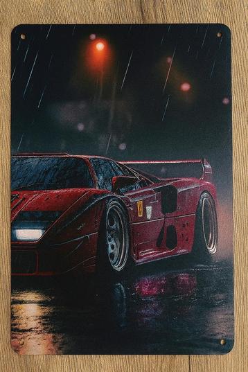 Wandbord Ferrari beschikbaar voor biedingen