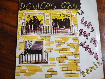 Maxi single - Power's Gang - Let's get on down beschikbaar voor biedingen