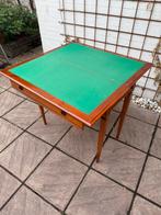 Kaarttafeltje antiek spelletjes bridge tafel, Antiek en Kunst, Ophalen of Verzenden