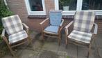 GRATIS tuinstoelen, Ophalen, Gebruikt, Rechthoekig, Hout