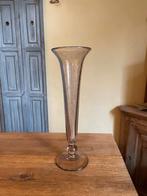 Vaas lang tulpvorm Biot Provence jaren 60 handgeblazen, Ophalen of Verzenden