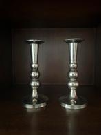 Twee verschroomde kandelaars, Ophalen of Verzenden, Overige materialen