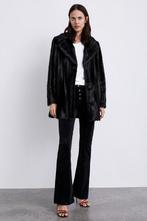 Zara imitatiebontjas nieuw Zara faux fur jas zwart nieuw m, Maat 38/40 (M), Nieuw, Ophalen of Verzenden, Zara