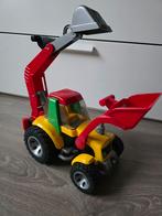 Bruder tractor met voorlader en graafarm, Ophalen of Verzenden, Zo goed als nieuw