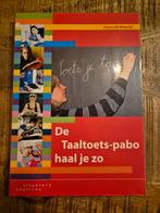 H. de Weerdt - De Taaltoets-pabo haal je zo, Ophalen of Verzenden, Zo goed als nieuw, H. de Weerdt