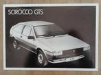 VW Scirocco GTS leaflet uit 1983, Verzenden, Zo goed als nieuw, Volkswagen