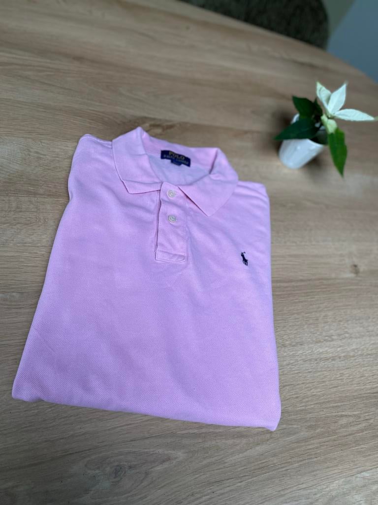 Ralph Lauren Polo Lichtroze - Heren S, Ophalen of Verzenden, Zo goed als nieuw, Maat 46 (S) of kleiner, Roze
