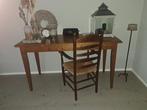 Mooie houten sidetable (wandtafel), Huis en Inrichting, Tafels | Sidetables, Ophalen, Gebruikt, 150 tot 200 cm, Rechthoekig