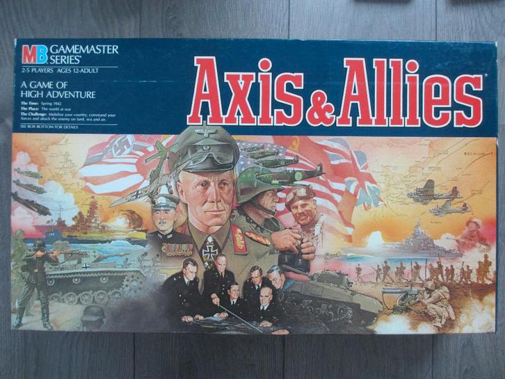 Axis & Allies (MB Gamemaster series) + unieke expansions, Hobby en Vrije tijd, Gezelschapsspellen | Bordspellen, Gebruikt, Een of twee spelers