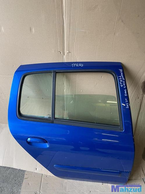 RENAULT CLIO 2 BLAUW TFRNA rechts achter deur portier, Auto-onderdelen, Carrosserie en Plaatwerk, Deur, Renault, Gebruikt, Ophalen of Verzenden