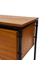 Vintage Audiomeubel Tv Kastje Kast Jaren 60 Teak fineer, Gebruikt, Vintage, 50 tot 100 cm, 3 of 4 laden