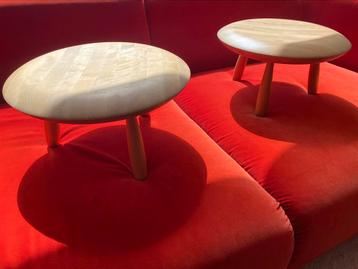 1 Ikea PS Karljohan massief beuken bijzettafel/krukje beschikbaar voor biedingen