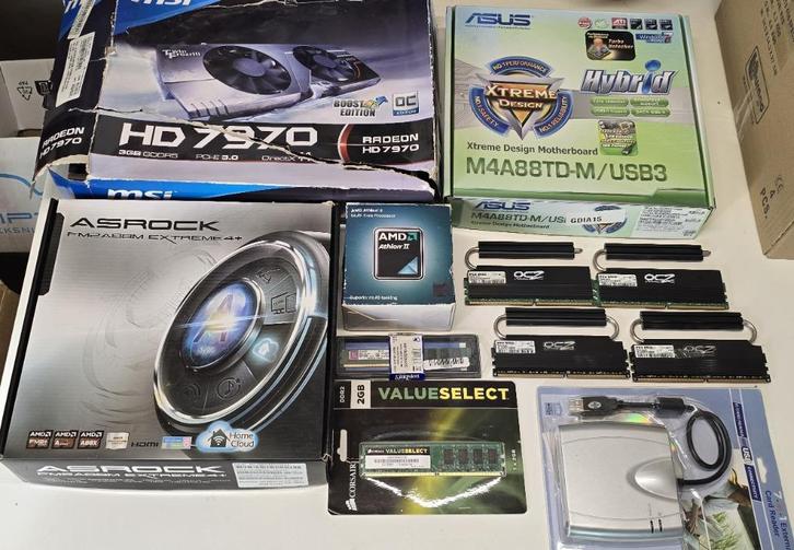 diverse computerspullen, Computers en Software, Moederborden, Zo goed als nieuw, Overige typen, Ophalen