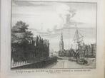 Middelburg, Haven, aanzicht, 1755, Antiek en Kunst, Kunst | Etsen en Gravures, Verzenden