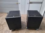 2 x RCF 8004  subs, Gebruikt, Subwoofer, 120 watt of meer, Ophalen