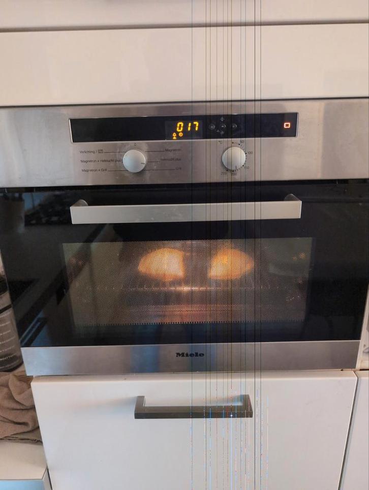 Miele Combi Oven (Magnetron, Grill, Hete Lucht), Witgoed en Apparatuur, Ovens, 45 tot 60 cm, Hete lucht, Ophalen of Verzenden