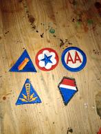 WW2 US Emblemen - Origineel, Ophalen of Verzenden, Landmacht, Amerika, Embleem of Badge