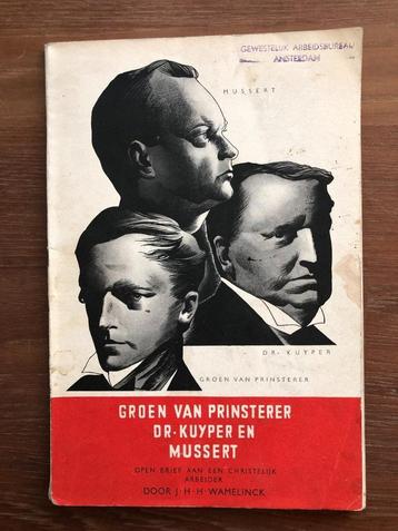 1941 NSB. J.H.H. Wamelinck: Groen van Prinsterer, Dr. beschikbaar voor biedingen