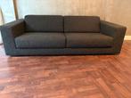 Nette stoffen antraciet bank 3 4 zits, Huis en Inrichting, Banken | Bankstellen, Ophalen, Gebruikt, 75 tot 100 cm, Rechte bank