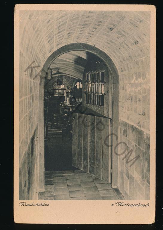 Den Bosch - Raadskelder [003-3612, Verzamelen, Ansichtkaarten | Nederland, Gelopen, Noord-Brabant, 1920 tot 1940, Verzenden