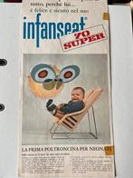 Vintage Infanseat reclame, Ophalen of Verzenden, Gebruikt, Reclamebord