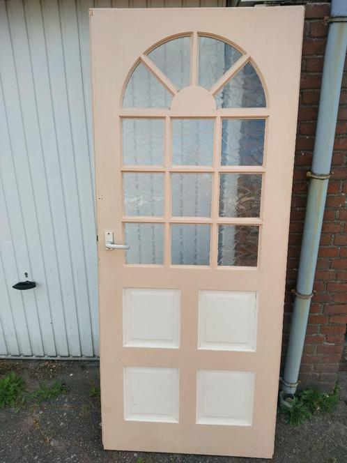Opdekdeur binnendeur Landhuisstijl, Doe-het-zelf en Verbouw, Deuren en Horren, Zo goed als nieuw, Binnendeur, 200 tot 215 cm, 80 tot 100 cm