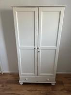 Wit Brocante kastje met lade en slot, Huis en Inrichting, Kasten | Ladekasten, Ophalen, Gebruikt, 1 of 2 laden, 50 tot 100 cm