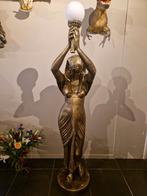 Egyptische Gouden Lamp - 179cm, Huis en Inrichting, Lampen | Vloerlampen, Ophalen, Nieuw, Kunststof, Egyptisch