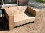Loungebank 2 zits steigerhout zgan., Tuin en Terras, Ophalen, Zo goed als nieuw, Hout
