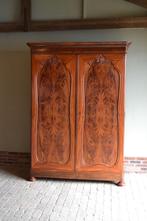 Prachtige grote antieke mahonie houten biedermeier kast., Antiek en Kunst, Antiek | Meubels | Kasten, Verzenden