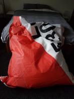 lazy jack zitzak groot zwart wit oranje, Ophalen, Zo goed als nieuw, Oranje