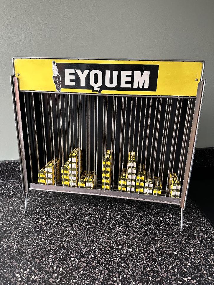 Mooie Eyquem bougie showkast jaren 60., Verzamelen, Merken en Reclamevoorwerpen, Gebruikt, Gebruiksvoorwerp, Ophalen of Verzenden