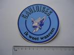 sticker oud Gauloises sigaret tabak retro, Verzenden, Zo goed als nieuw, Bedrijf of Vereniging