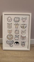 Fotolijst met poster 30x40, Ophalen, Zo goed als nieuw, Wanddecoratie