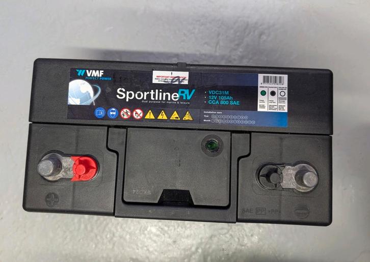 2x 12V Accu VMF sportlineRV en Blue Power - Gebruikt, Auto-onderdelen, Accu's en Toebehoren, Gebruikt, Ophalen