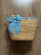 Strandtas strand tas riet blauw, Sieraden, Tassen en Uiterlijk, Tassen | Damestassen, Nieuw, Shopper, Blauw, Ophalen of Verzenden