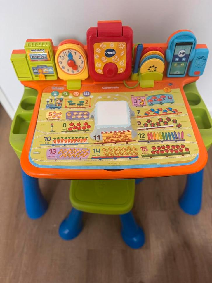 >>Vtech bureau 5 in 1 zgan<<, Kinderen en Baby's, Speelgoed | Vtech, Zo goed als nieuw, Ophalen of Verzenden