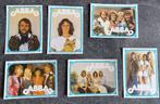 6 trading cards ABBA ( jaren 70), Verzamelen, Foto of Kaart, Ophalen of Verzenden, Zo goed als nieuw